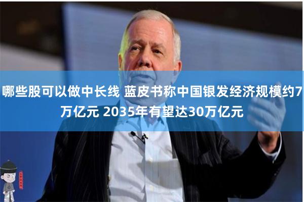 哪些股可以做中长线 蓝皮书称中国银发经济规模约7万亿元 2035年有望达30万亿元