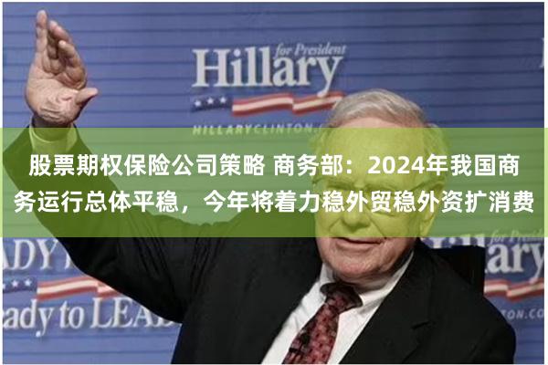 股票期权保险公司策略 商务部：2024年我国商务运行总体平稳