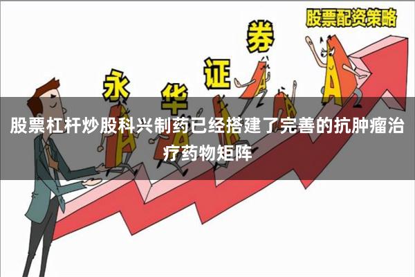 股票杠杆炒股科兴制药已经搭建了完善的抗肿瘤治疗药物矩阵