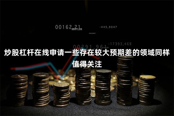 炒股杠杆在线申请一些存在较大预期差的领域同样值得关注