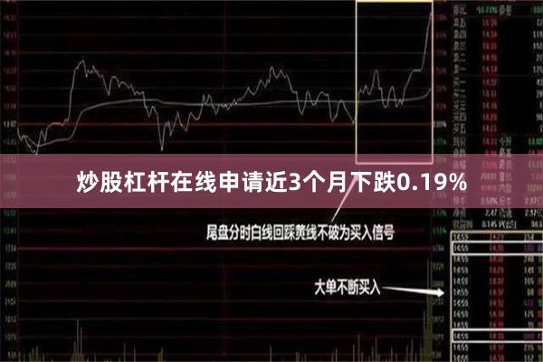 炒股杠杆在线申请近3个月下跌0.19%