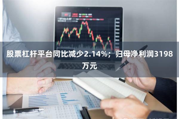 股票杠杆平台同比减少2.14%；归母净利润3198万元
