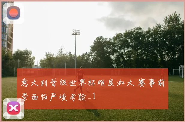 意大利晋级世界杯难度加大 赛事前景面临严峻考验_1