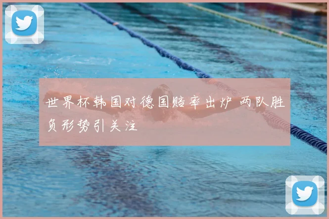 世界杯韩国对德国赔率出炉 两队胜负形势引关注